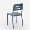 Set of 2 Modern Design Chairs with 70x70cm Black Square Table Larum Dark 