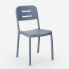 Set of 2 Modern Design Chairs with 70x70cm Black Square Table Larum Dark 