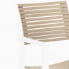 Set 2 chairs modern design black round table 80cm Fisher Dark Choice Of