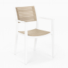 Set of 2 Modern Design Chairs with 80cm Round Black Table Fisher Dark Catalog