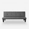 2 seater sofa bed clic clac fabric modern design home office Neluba Offers