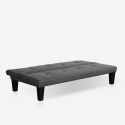 2 seater sofa bed clic clac fabric modern design home office Neluba Sale