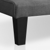 2 seater sofa bed clic clac fabric modern design home office Neluba Discounts