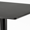 Horeca coffee table set 70x70cm 2 chairs industrial design Starter Dark Cheap