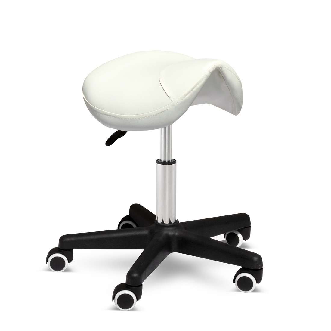 Professional Stool With Wheels Adjustable Height Saddle Seat ProFESSIONAL