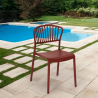 Modern design polypropylene chair for kitchen bar restaurant outdoor Vivienne Measures