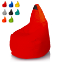 Pouf bag pear outdoor garden coloured puff waterproof removable cover Summer Offers