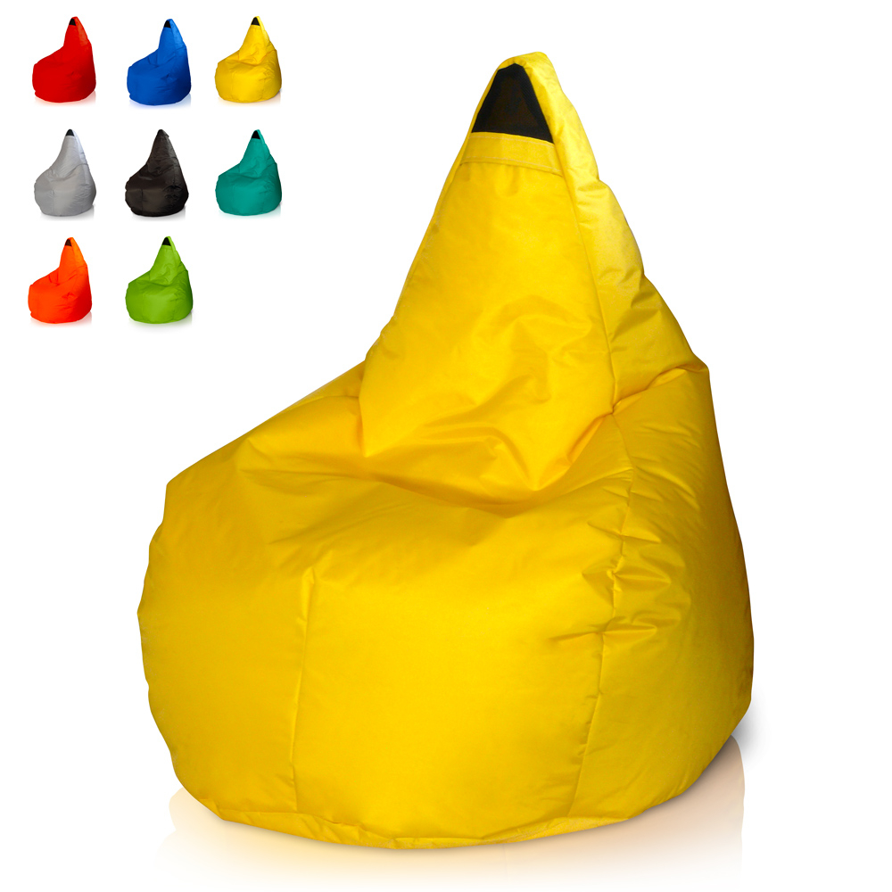 Pouf bag pear outdoor garden coloured puff waterproof removable cover Summer