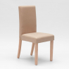 Upholstered chair with henriksdal-style cover in Comfort Luxury restaurant wood Cost