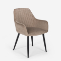Set 6 modern design chairs velvet dining table 180x80cm Samsara L3 Choice Of