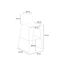 Grand Soleil designer bar stool 64 cm Mini Imola 
