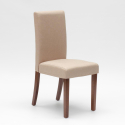 Wood Chair Upholstered Design henriksdal Kitchen Dining Comfort 