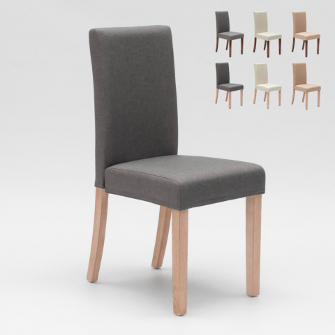 Upholstered chair with henriksdal-style cover in Comfort Luxury restaurant wood Promotion