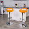High kitchen bar stool peninsula swivel adjustable footrest Hollywood 