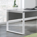 Desk 170x80cm office study smartworking gray white Metaldesk Sale