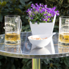 Folding round top table 70cm aluminium bar restaurant Skladan Choice Of