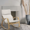 Armchair rocking chair in ergonomic Scandinavian design Aalborg Catalog