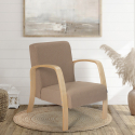 Ergonomic Scandinavian design wooden armchair studio living room Frederiksberg Bulk Discounts