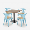 horeca coffee table set 90x90cm bar restaurants 4 chairs dunmore Bulk Discounts
