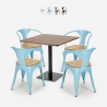 horeca coffee table set 90x90cm bar restaurants 4 chairs dunmore On Sale