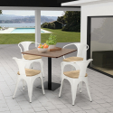 horeca coffee table set 90x90cm bar restaurants 4 chairs Lix dunmore Discounts