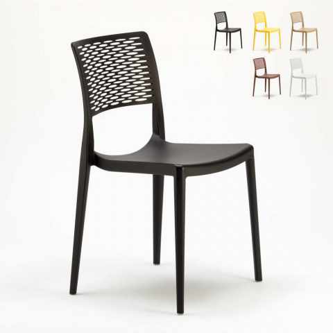 Cross Stackable Polypropylene Bar Chairs for Kitchen and Garden Promotion