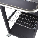 Stainless steel gas BBQ 4+1 burners sink shelves rack Tartara Fr Choice Of