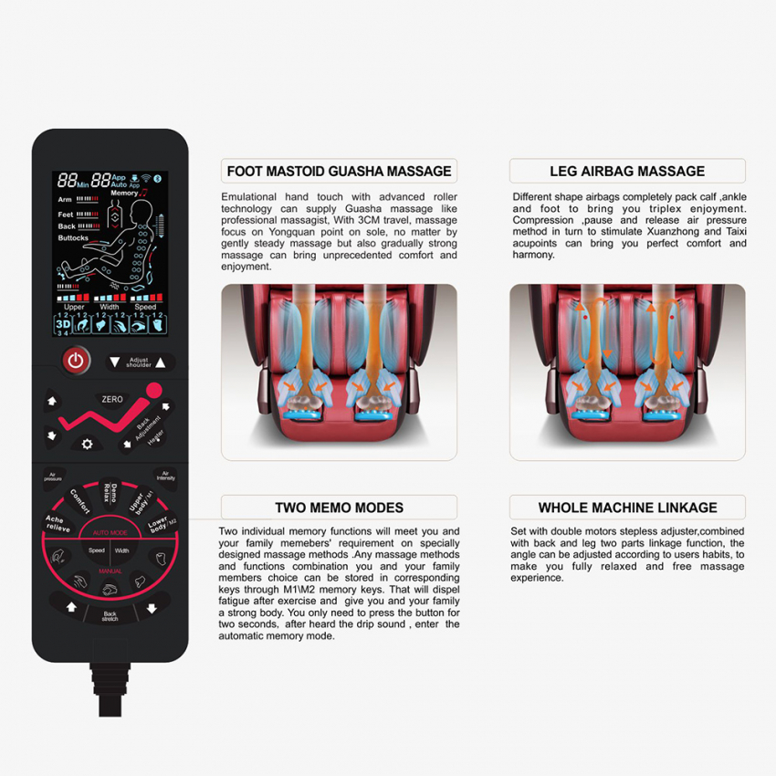 Electric Massage Chairs With Digitopressure And Heating Royal Irest Sl