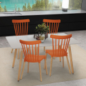 White dining table set 120x80cm 4 chairs design kitchen restaurant Bounty Buy
