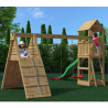 Fleppi Children's Outdoor Playset with Double Swing, Climbing Frame, and Slide Discounts