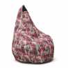 Bean Bag Chair for Indoors and Outdoors Waterproof Made in Italy Summer Camouflage 