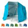 Portable Beach Parasol and Camping Umbrella uv Resistant Windproof 200cm FEATHER Offers