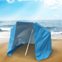 Portable Beach Parasol and Camping Umbrella uv Resistant Windproof 200cm FEATHER Sale
