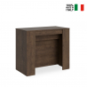 Extendable dining room console table 90x48-296cm wood Venus Noix On Sale