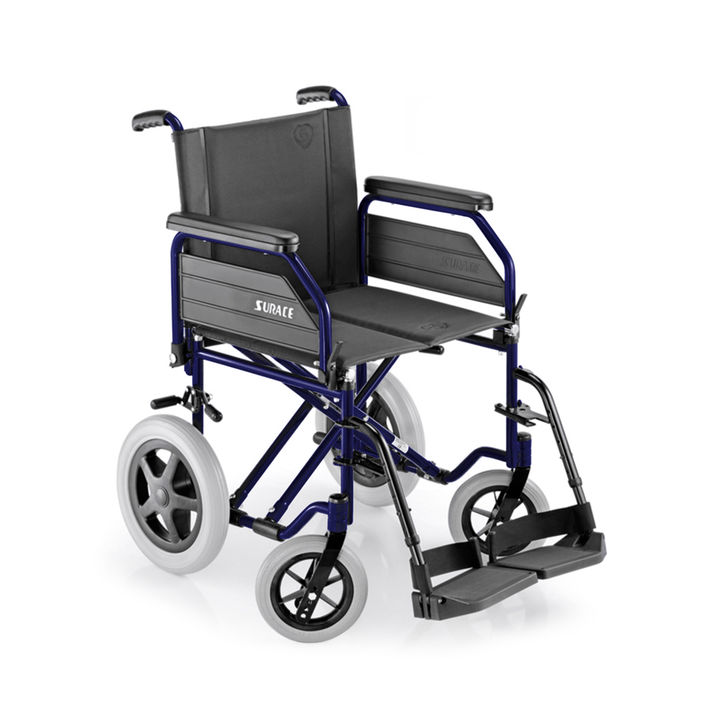 Surace 200 XL Lightweight leg-rest transit wheelchair for the disabled elderly