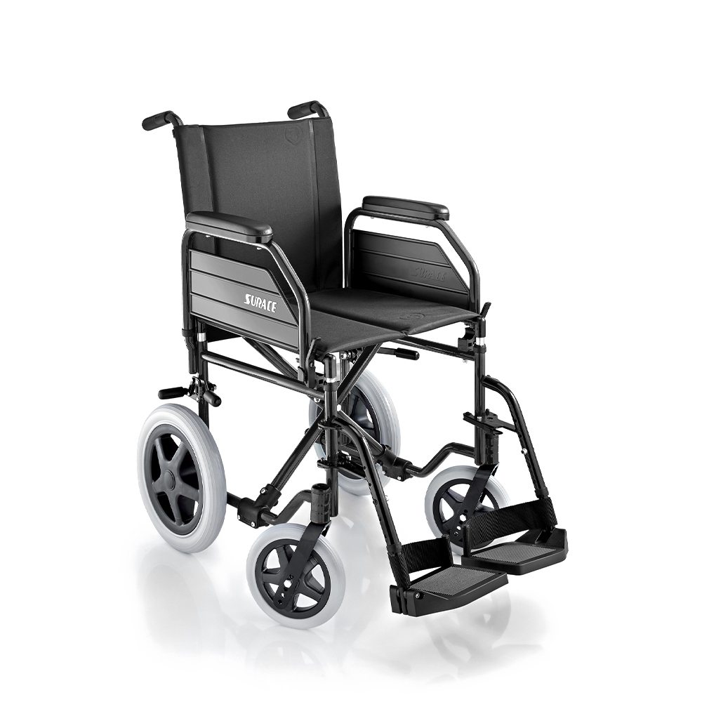 Folding wheelchair for elderly disabled people Squillina Surace