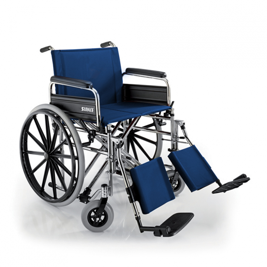 500 Bariatric Surace Aluminum Bariatric Wheelchair with Leg Rest Promotion