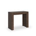 Console table extension wood walnut 90x42-302cm dining room Mia Noix Offers