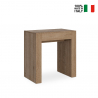Extendable hall console dining table 90x47-299cm wood Allin Oak On Sale