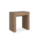 Extendable hall console dining table 90x47-299cm wood Allin Oak Offers