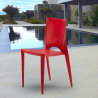 Stock of 20 Colourful Chairs Modern Design Hotel Bar Restaurant Outdoor Color Bulk Discounts