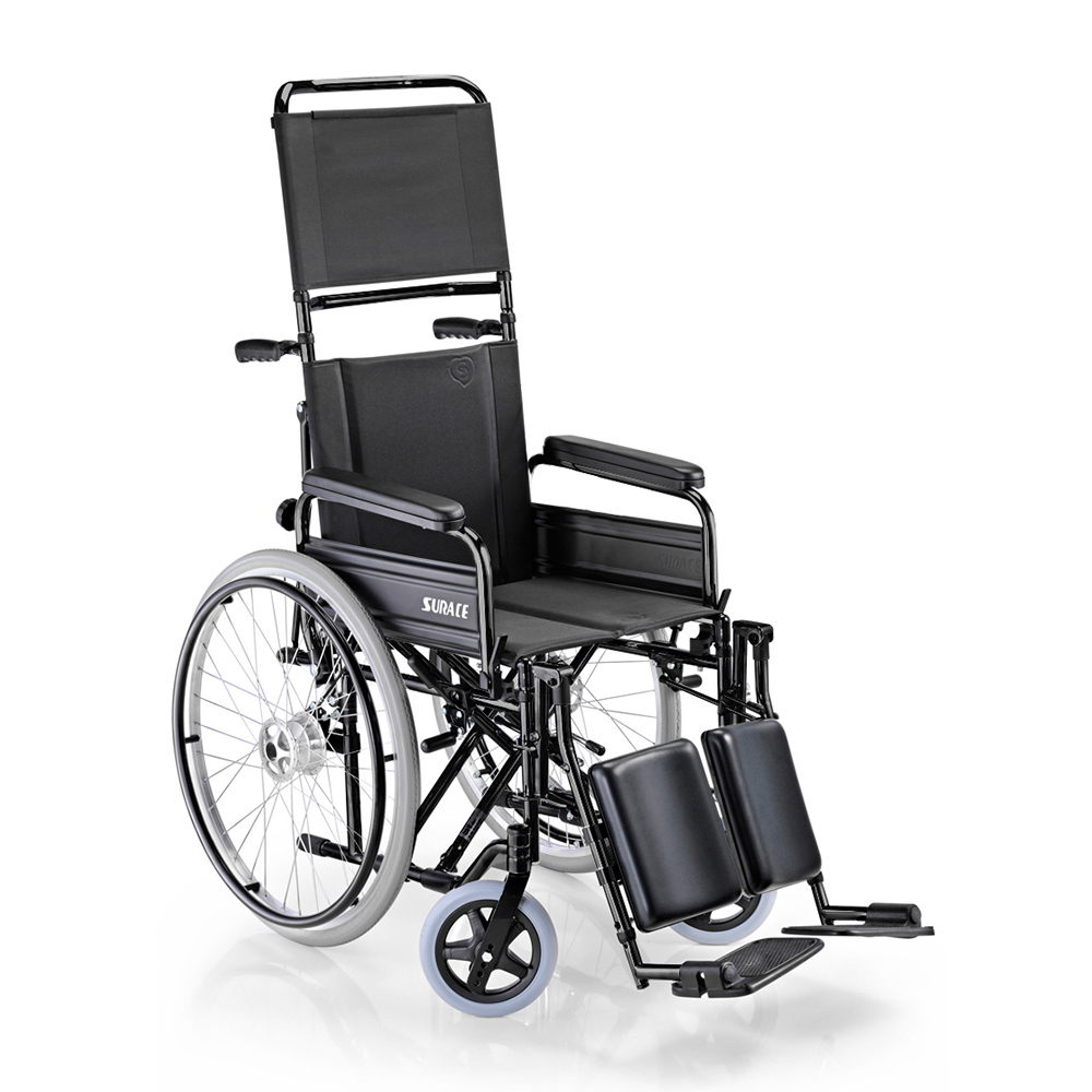 Self-propelled wheelchair elderly disabled backrest legrest 600 Surace