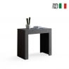 Extending console table 90x42-302cm anthracite Emy Report On Sale