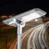 Solar Led Streetlight 2K Lumens with Built In Panel and Sensors for Streets Parking Lots Exteriors Atlas Promotion