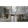 Extendable dining room console table 90x48-296cm wood Venus Noix Discounts
