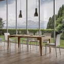 Extending console table 90x42-302cm dining room wood Isotta Oak Promotion