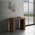 Console table extension wood walnut 90x42-302cm dining room Mia Noix Sale