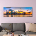 Canvas Print with Laminated Cotton, Bright Colors, 120x40cm, Hello Manhattan Promotion