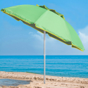 Corsica 200 cm Anti-wind Aluminium Beach Umbrella With Anti-uv Coating Choice Of