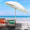 SARDINIA 200cm Vented Beach Umbrella With UPF 158+ uv Protection Discounts